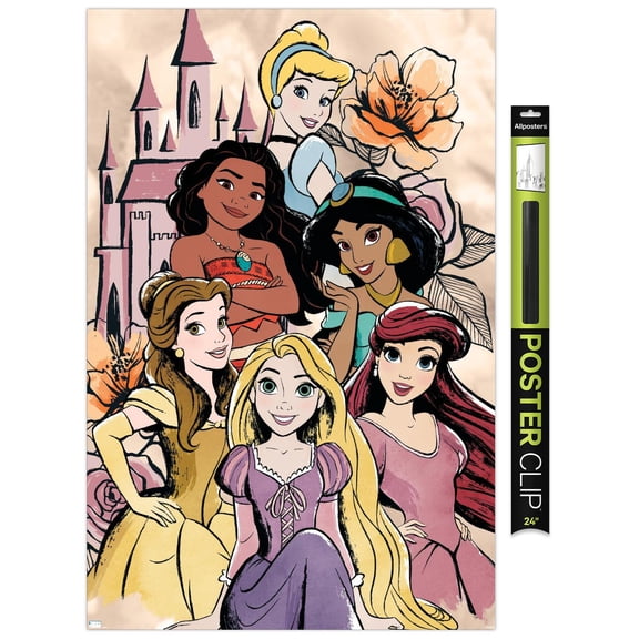 Disney Ultimate Princess Celebration - Castle Group Wall Poster, 22.375" x 34"