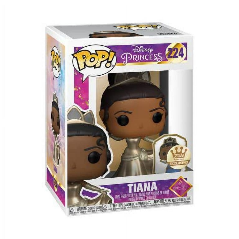 Figurine Funko Pop Tiana en robe de bal - Collections Disney Addict
