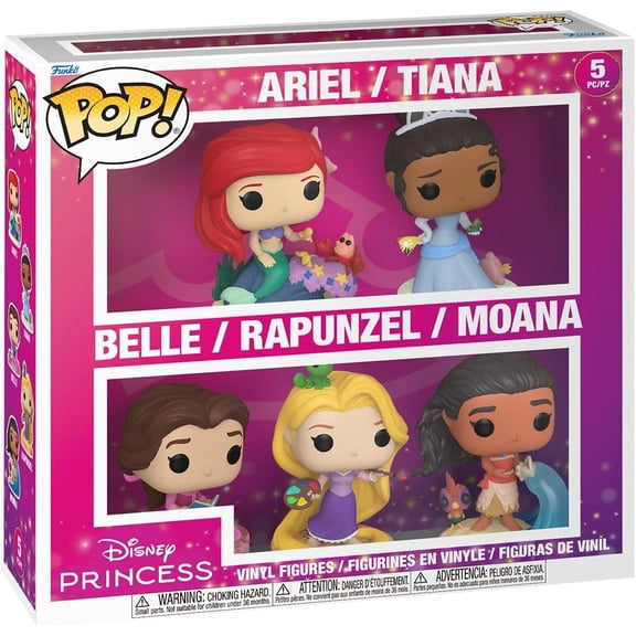 Disney Ultimate Princess Funko Pop! Vinyl Figure 5-Pack