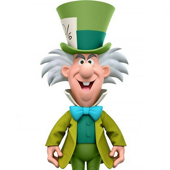 Disney Ultimates Alice Wonderland Mad Hatter Action Figure