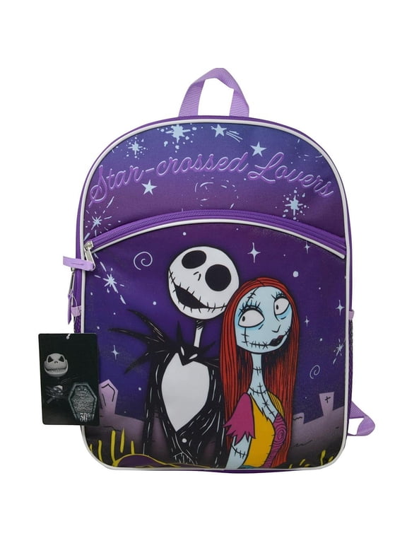 Disney Unisex, Children Nightmare Before Christmas Backpack, Purple