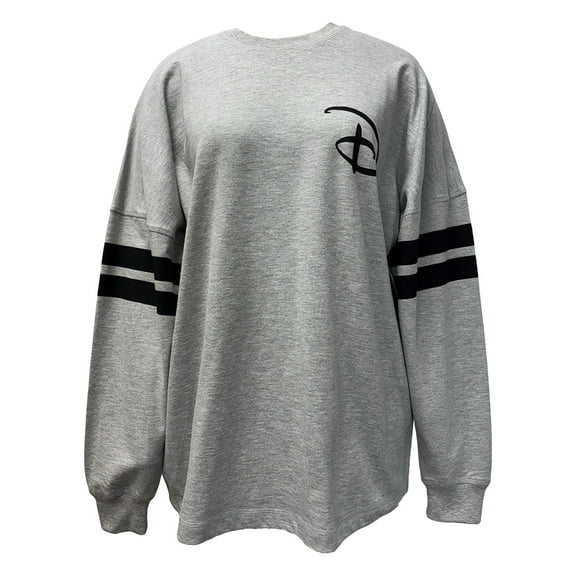 Disney Mickey Mouse Adult Gray Long Sleeve Jersey