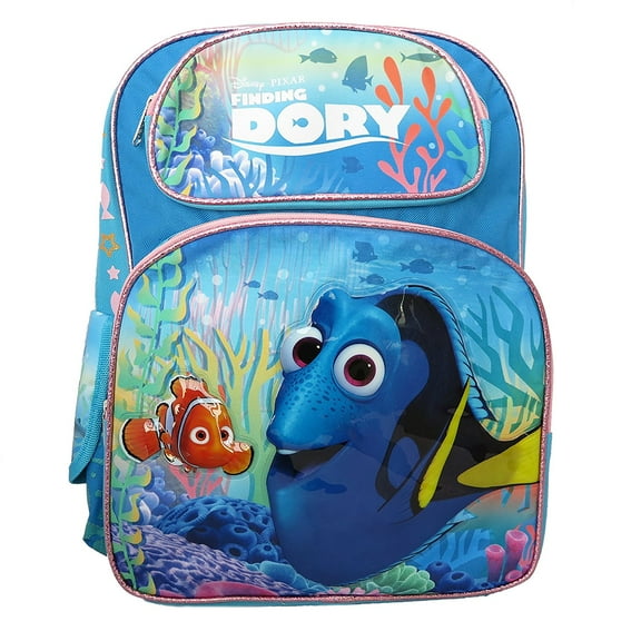 Disney Unisex Finding Dory with Nemo School Backpack, White