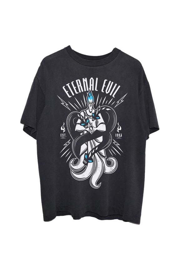 Disney Unisex T-Shirt Hercules Hades Eternal Evil (Medium)