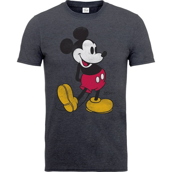 Disney Unisex T-Shirt Mickey Mouse Vintage  (Medium)