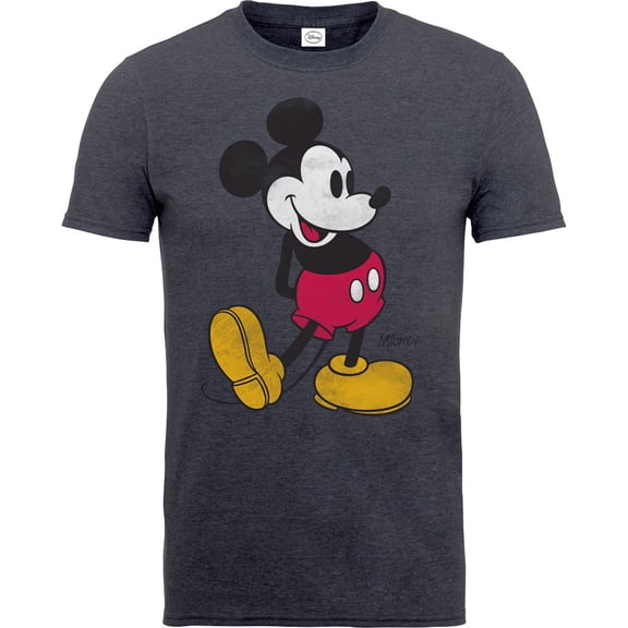 Disney Unisex T-Shirt Mickey Mouse Vintage  (Medium)