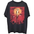 thumbnail image 1 of Disney Unisex T-Shirt The Nightmare Before Christmas Jack Orange Sun  (Small), 1 of 3