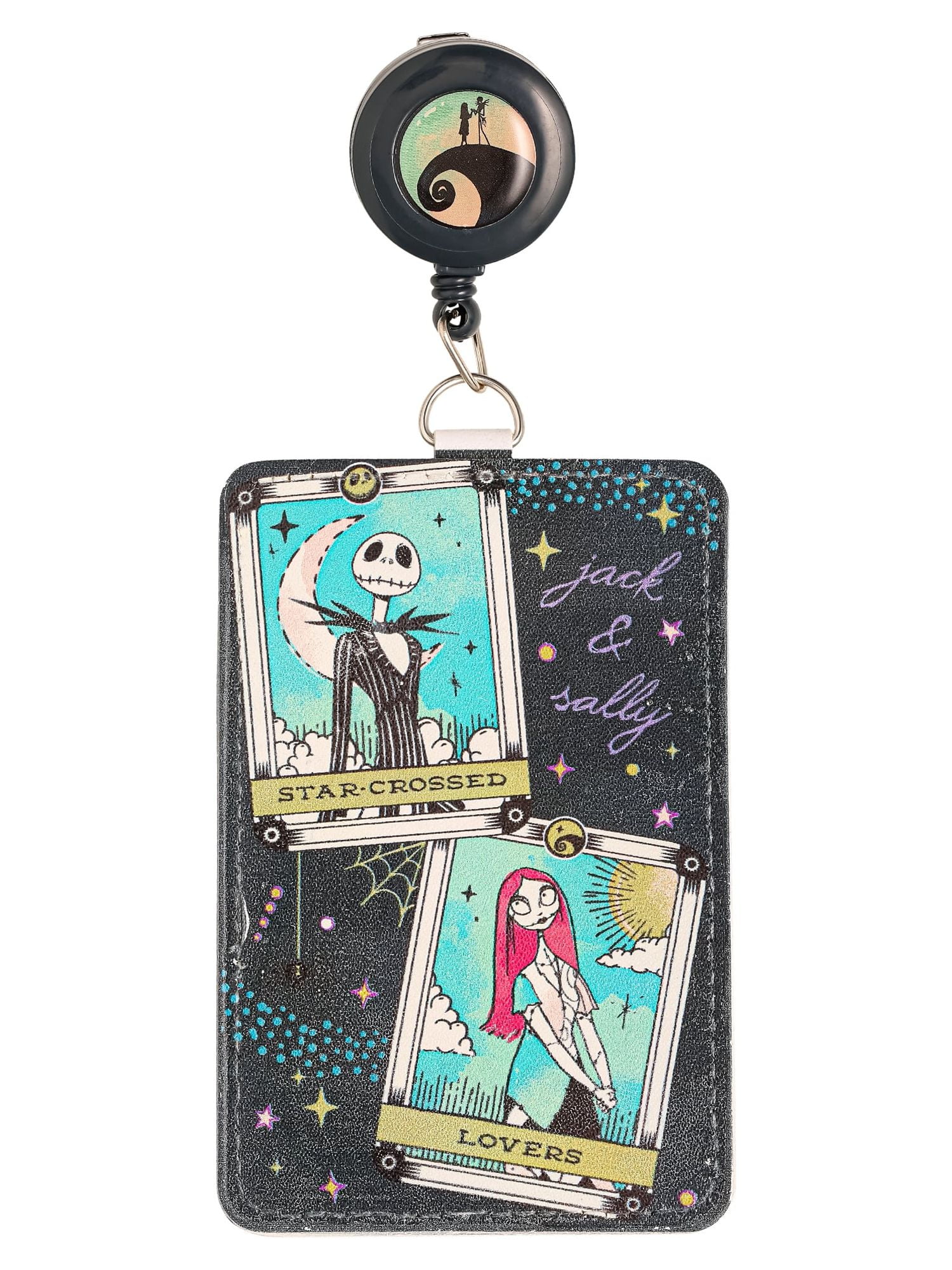 Disney The Nightmare Before Christmas Star-Crossed Lovers Retractable Badge Holder