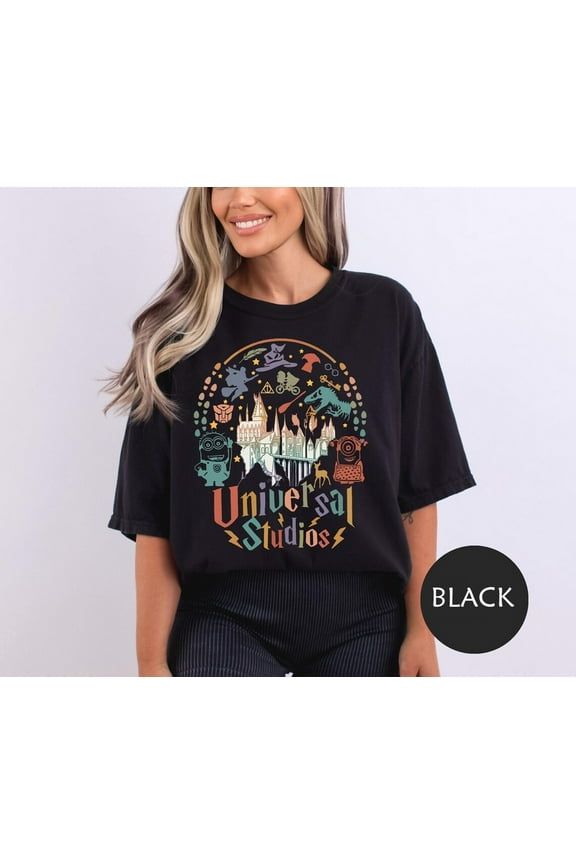 Disney Universal Studios T-Shirt, Disney Trip Disneyworld Shirt, Disneyland Matching Family Vacation, Retro Disney Youth Toddler Kids Men Women