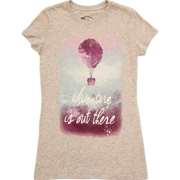 Disney Up Adventure Is Out There Juniors Heather Gray T-Shirt