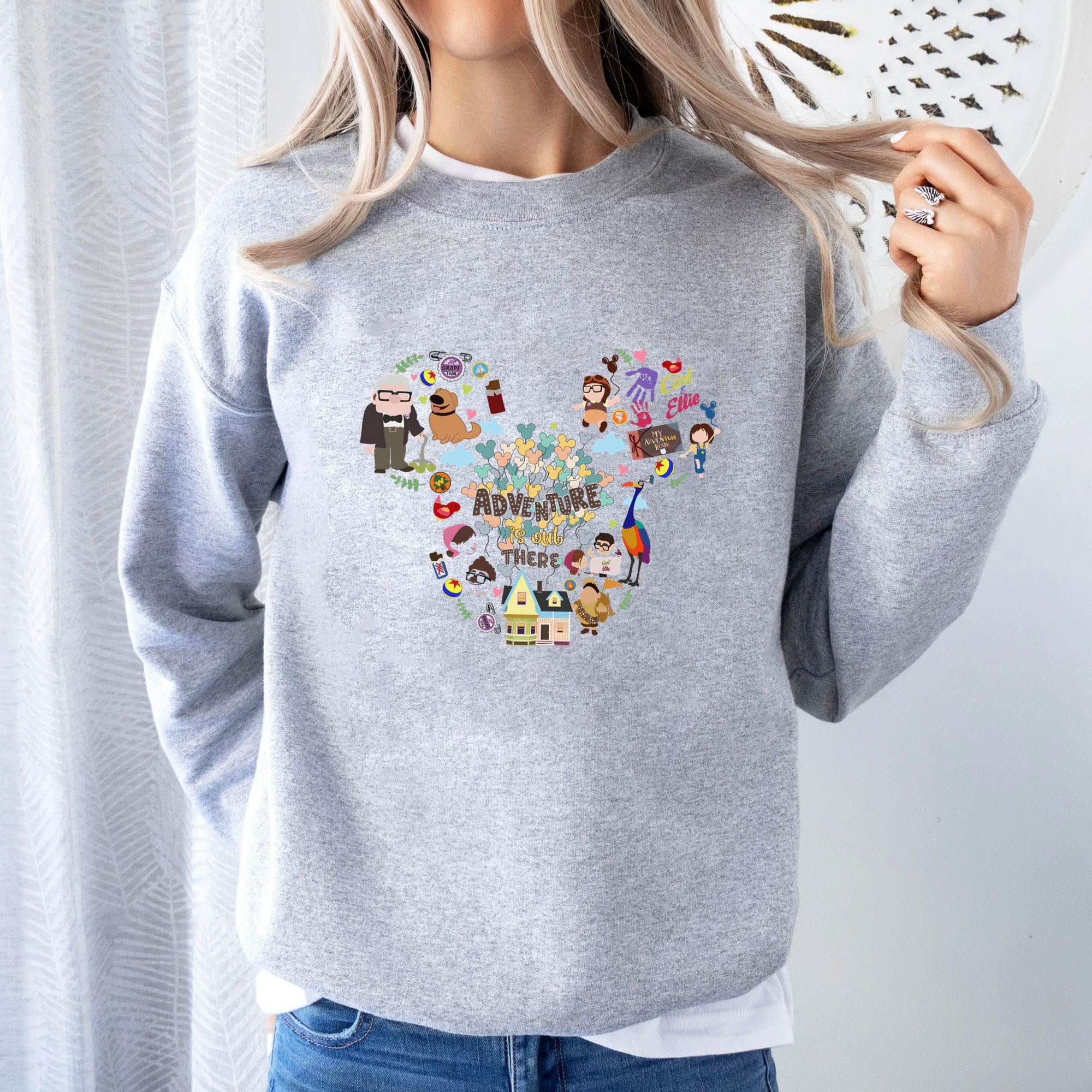 Disney Up Adventure Is Out There Shirt, Mickey Ears Disney Pixar Up