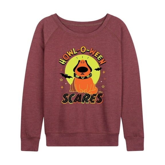 Disney - Up - Howl-O-Ween Scares - Women's Lightweight French Terry Long Sleeve Shirt