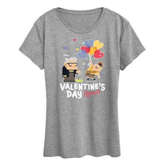 Disney - Up - Valentines Day Again - Women's Short Sleeve Graphic T-Shirt