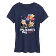 thumbnail image 1 of Disney - Up - Valentines Day Again - Women's Short Sleeve Graphic T-Shirt, 1 of 5