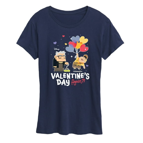Disney - Up - Valentines Day Again - Women's Short Sleeve Graphic T-Shirt