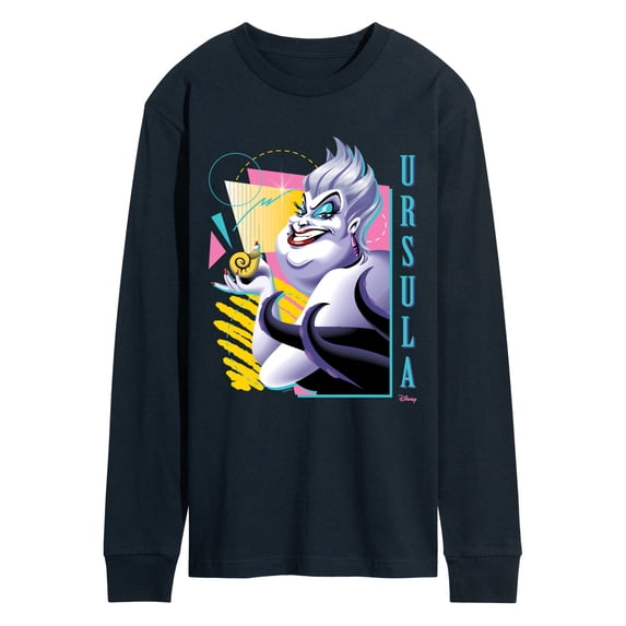 Disney - Ursula 80s - Men's Long Sleeve Graphic T-Shirt