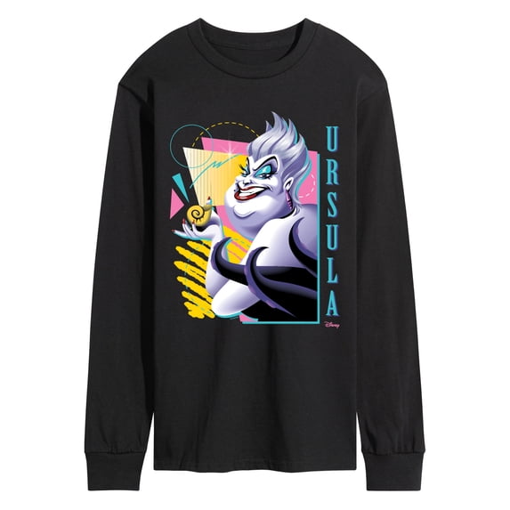 Disney - Ursula 80s - Men's Long Sleeve Graphic T-Shirt