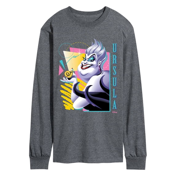 Disney - Ursula 80s - Men's Long Sleeve Graphic T-Shirt