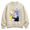 thumbnail image 1 of Disney - Ursula 80s Women's Oversized Fleece Crew Sweatshirt, 1 of 3