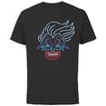 thumbnail image 1 of Disney Ursula Neon Face T-Shirt - Short Sleeve Cotton T-Shirt for Adults - Customized-Black, 1 of 5
