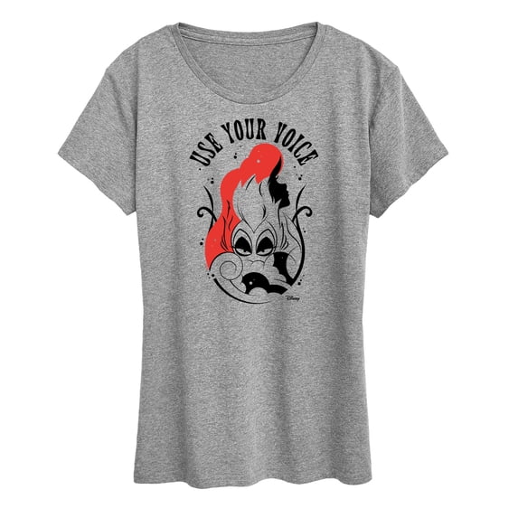 Disney - Use Your Voice Ariel - Women's Short Sleeve Graphic T-Shirt