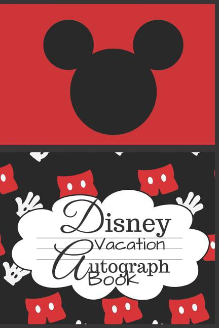 Disney Autograph Book Great for Boys Scrapbook Photo Book Black