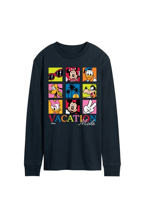 - Vacation Mode - Men's Long Sleeve Graphic T-Shirt