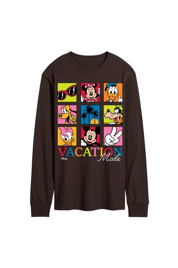 - Vacation Mode - Men's Long Sleeve Graphic T-Shirt