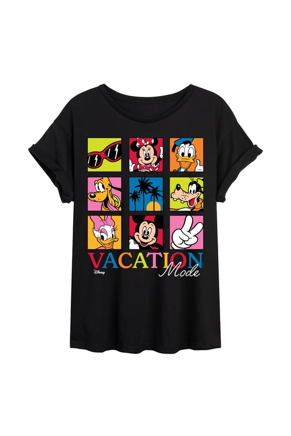 - Vacation Mode Oversized - Womens Oversized Graphic T-Shirt