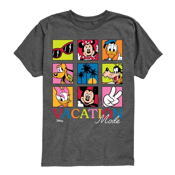 Disney - Vacation Mode - Youth Boys Short Sleeve Graphic T-Shirt
