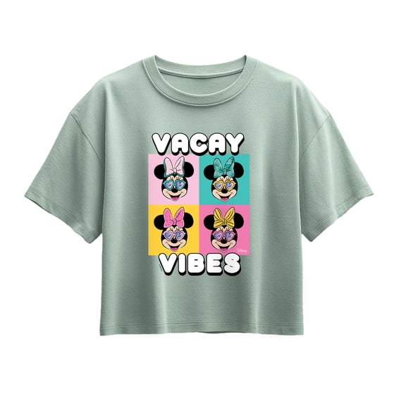 Disney - Vacay Vibes - Youth Girls Boxy T-Shirt