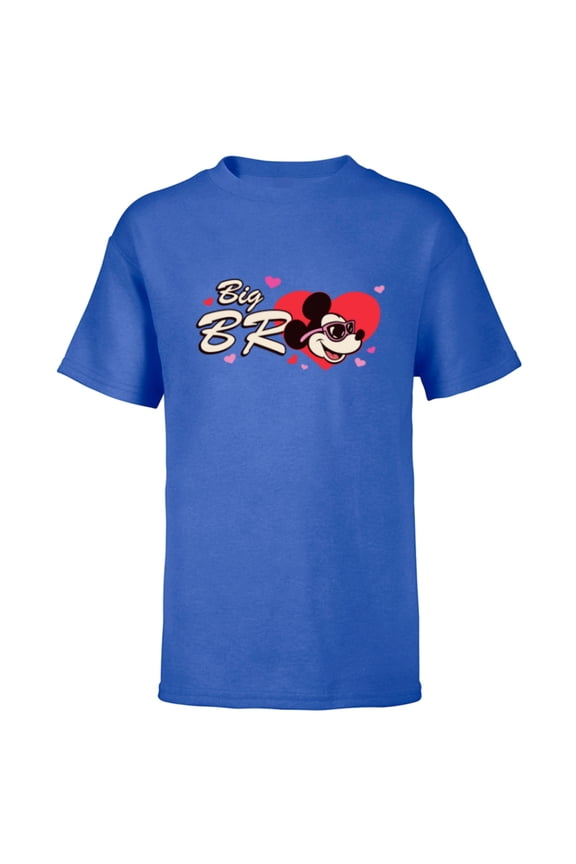 Valentine's Day Big Bro Gift Family Matching Trip - Short Sleeve T-Shirt for Kids - Customized-Royal