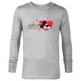 thumbnail image 1 of Disney Valentine's Day Bro Brother Gift Family Matching Trip - Long Sleeve T-Shirt for Men - Customized-Athletic Heather, 1 of 5