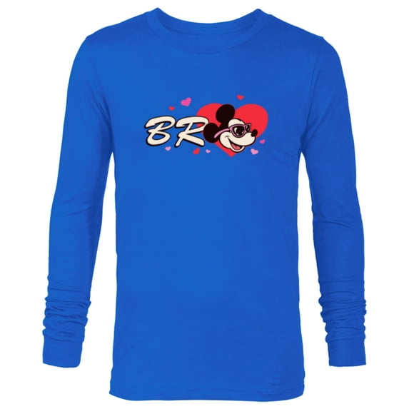 Disney Valentine's Day Bro Brother Gift Family Matching Trip - Long Sleeve T-Shirt for Men - Customized-Navy