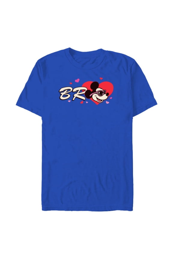 Valentine's Day Bro Brother Gift Family Matching Trip - Short Sleeve Blended T-Shirt for Adults - Customized-Royal