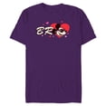 thumbnail image 1 of Disney Valentine's Day Bro Brother Gift Family Matching Trip Standard T-Shirt- Short Sleeve Blended T-Shirt for Adults - Customized-Purple, 1 of 5