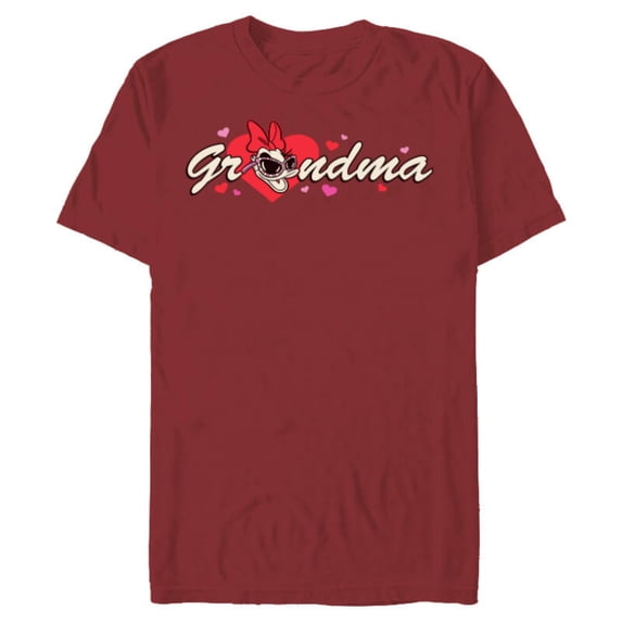 Disney Valentine's Day Grandma Gift Family Matching Trip - Short Sleeve Blended T-Shirt for Adults - Customized-Cardinal Red