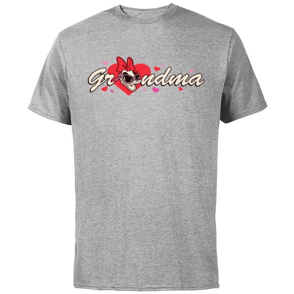 Disney Valentine's Day Grandma Gift Family Matching Trip - Short Sleeve Cotton T-Shirt for Adults - Customized-Athletic Heather