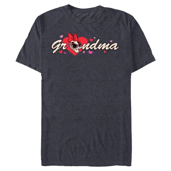 Disney Valentine's Day Grandma Gift Family Matching Trip Standard T-Shirt- Short Sleeve Blended T-Shirt for Adults - Customized-Navy Heather