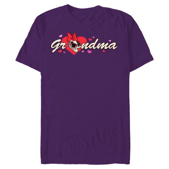Disney Valentine's Day Grandma Gift Family Matching Trip Standard T-Shirt- Short Sleeve Blended T-Shirt for Adults - Customized-Purple