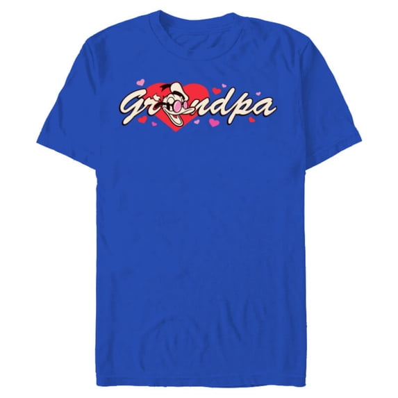 Disney Valentine's Day Grandpa Gift Family Matching Trip - Short Sleeve Blended T-Shirt for Adults - Customized-Royal