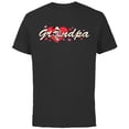thumbnail image 1 of Disney Valentine's Day Grandpa Gift Family Matching Trip - Short Sleeve Cotton T-Shirt for Adults - Customized-Black, 1 of 5