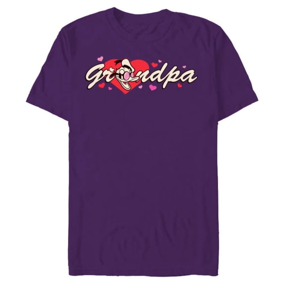 Disney Valentine's Day Grandpa Gift Family Matching Trip Standard T-Shirt- Short Sleeve Blended T-Shirt for Adults - Customized-Purple