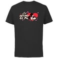 thumbnail image 1 of Disney Valentine's Day Lil Bro Gift Family Matching Trip - Short Sleeve Cotton T-Shirt for Adults - Customized-Black, 1 of 5