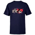 thumbnail image 1 of Disney Valentine's Day Lil Bro Gift Family Matching Trip - Short Sleeve T-Shirt for Kids - Customized-Navy, 1 of 5