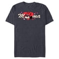 thumbnail image 1 of Disney Valentine's Day Mama Gift Family Matching Trip - Short Sleeve Blended T-Shirt for Adults - Customized-Navy Heather, 1 of 5