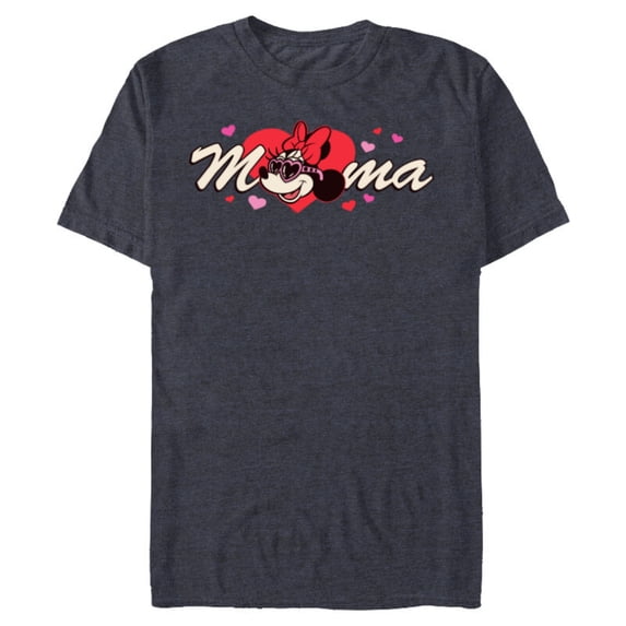 Disney Valentine's Day Mama Gift Family Matching Trip - Short Sleeve Blended T-Shirt for Adults - Customized-Navy Heather
