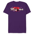 thumbnail image 1 of Disney Valentine's Day Mama Gift Family Matching Trip - Short Sleeve Blended T-Shirt for Adults - Customized-Purple, 1 of 5