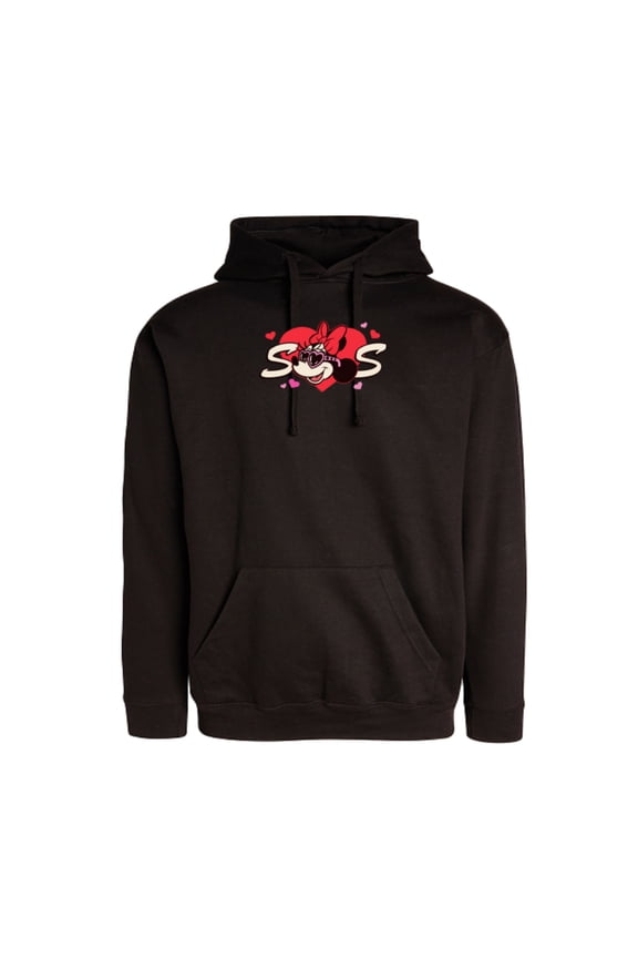 Valentine's Day Sis Sister Gift Family Matching Trip Standard T-Shirt- Pullover Hoodie for Adults - Customized-Black