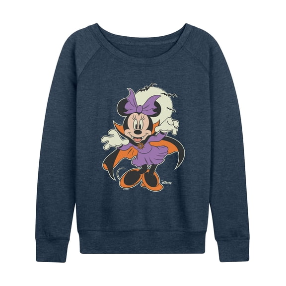 Disney - Vampire Minnie - Women's French Terry Long Sleeve Pullover